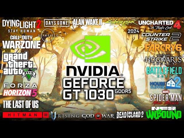 GeForce GT 1030 in 2024 - Test in 25 Games