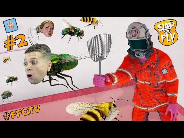 ПРЕВРАТИЛСЯ в МУХУ и ПЧЕЛУ! Симулятор ОТЛОВА НАСЕКОМЫХ от FFGTV #2 в игре Slap The Fly