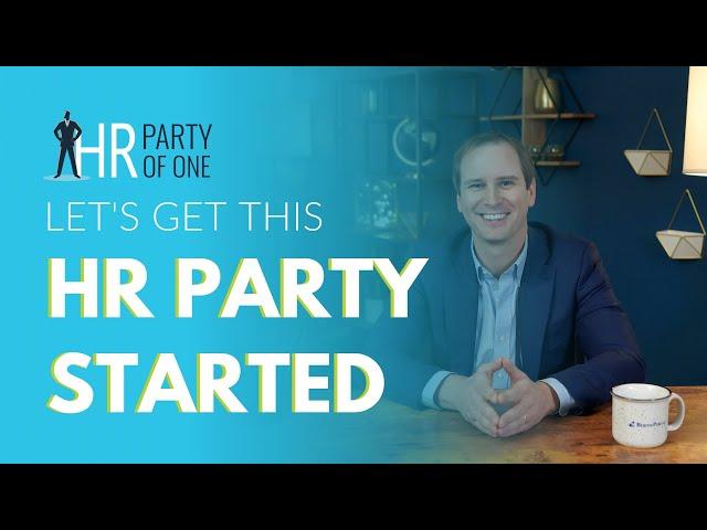 Welcome to HR Party of One