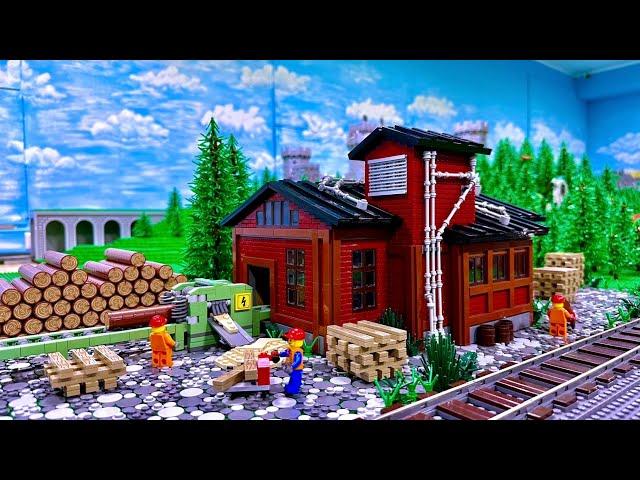 Super realistic Sawmill for my LEGO City!