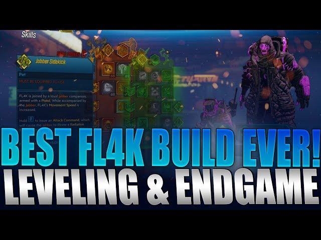 Borderlands 3 - BEST FL4K Build For Leveling + End Game! INSANE Damage Guide