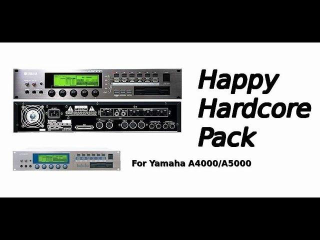 Happy Hardcore Pack for Yamaha A4000 and A5000 Samplers. Sound demo.