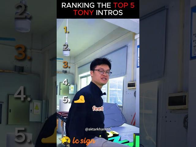 Ranking The Top 5 Tony Intros!