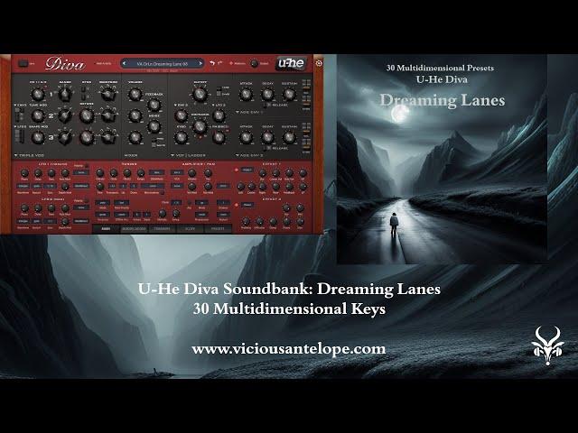 Diva Synth Presets | Vicious Antelope - Dreaming Lanes Soundbank