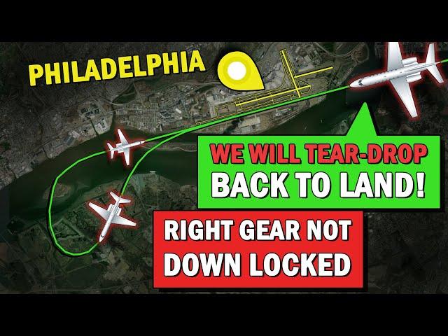 Plane Lands Opposite with Landing Gear Issues | Diverted from Teterboro!