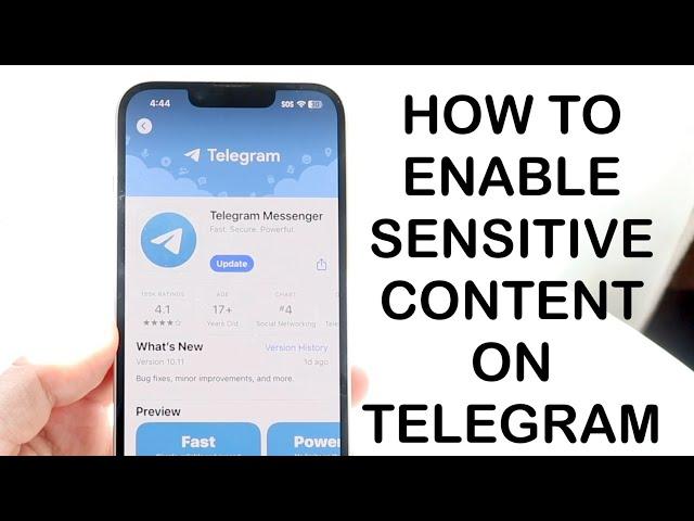 How To Enable Sensitive Content On Telegram! (2024)
