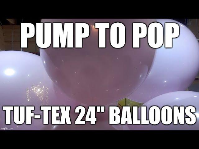 PUMP to POP Tuf-Tex 24" Pink Balloons