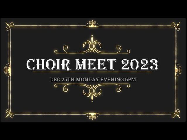 34th CHOIR MEET 2023 | MARTH MARIAM BIG CHURCH, THRISSUR