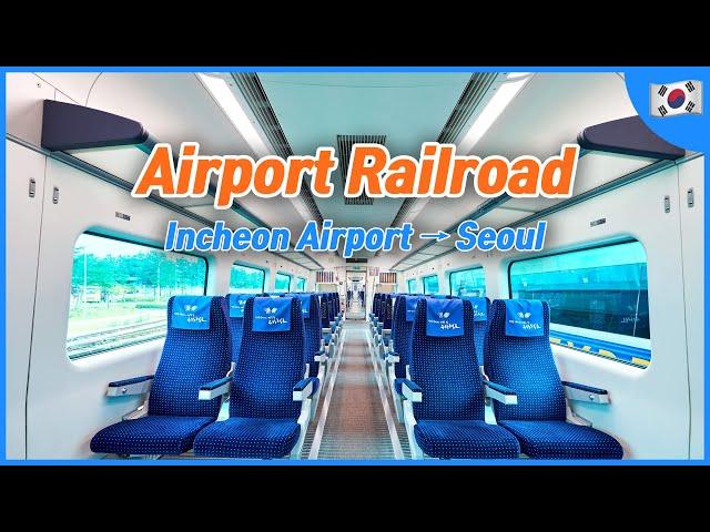 Best 3 ways from Incheon Airport to Seoul  (Airport Railroad) | Korea Travel Tips