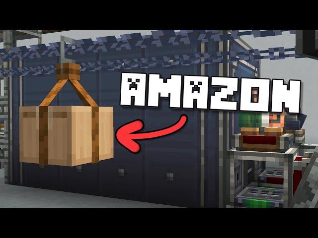 I Built Amazon in Minecraft