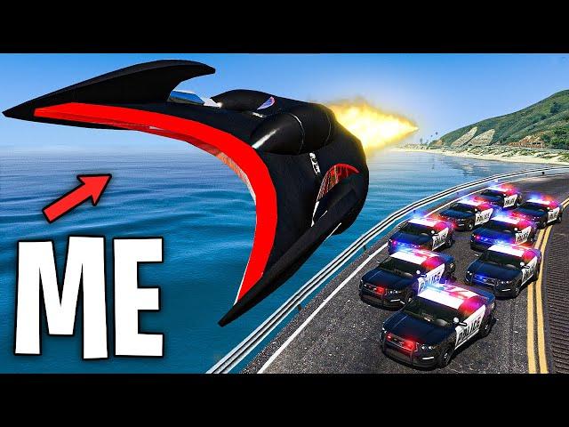 Running From Cops as Batman on GTA 5 RP