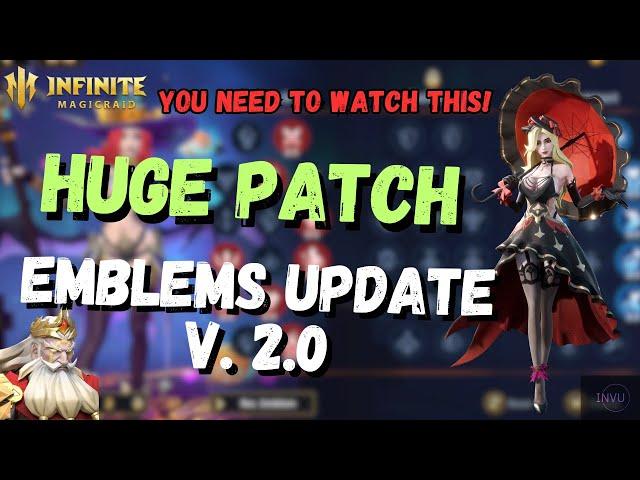 Infinite Magicraid (IMR): HUGE PATCH UPDATE | Emblems Changed! v. 2.0