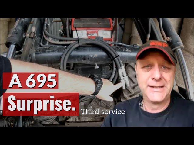 06/06/25  Mixing and loading a few more tonnes.  And a 695 surprise!