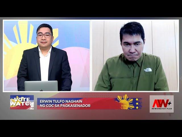 Rep. Erwin Tulfo | Vote Watch Interviews