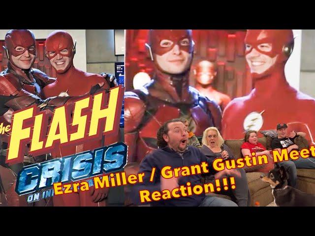 “The Flash” Ezra Miller Meets Grant Gustin Reaction Video (Crisis On Infinite Earths)