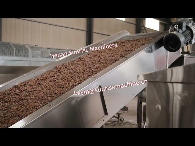 200 KG Automatic Cocoa Bean Processing Line For Nibs And Liquor