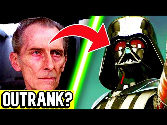 Did Grand Moff Tarkin Outrank Darth Vader? #shorts