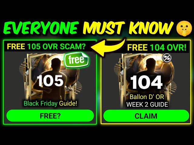 GLITCH! FREE 105 OVR Black FRIDAY SCAM - BALLON D' OR WEEK 3 GUIDE | Mr. Believer