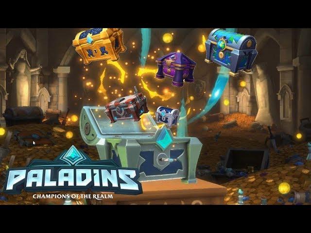 МЕГА ОТКРЫТИЕ СУНДУКОВ В Paladins #13