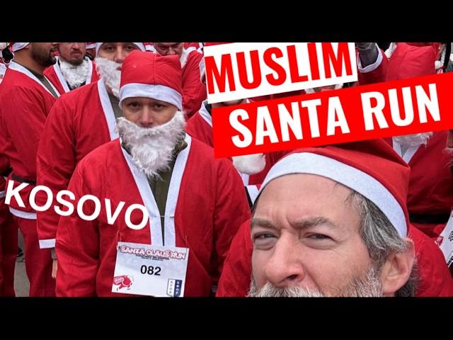 Muslim Santa Run in Kosovo