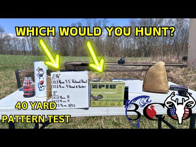 patterning hawks 20 gauge setup to hunt New York spring turkey part 1 | bco review |