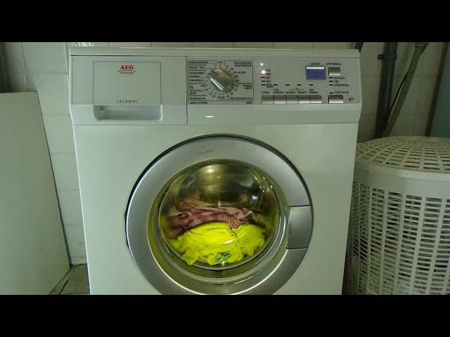 Alarm / error: EF0 - AEG Electrolux lavamat 64857 L - Washing machine, lavadora test example #219