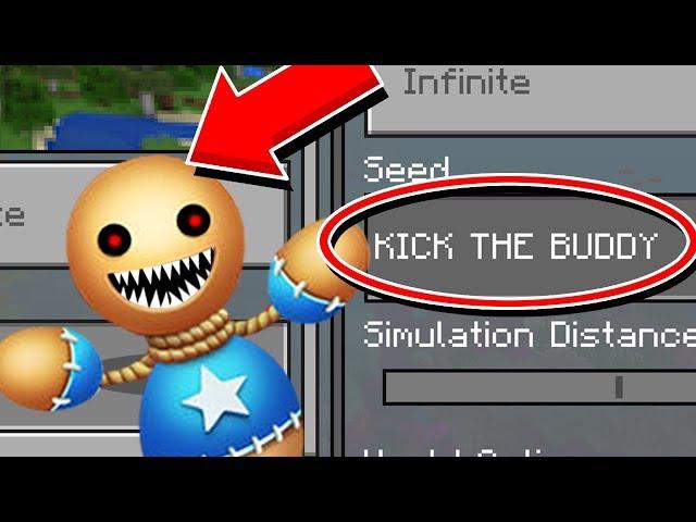 NEVER PLAY KICK THE BUDDY SEED IN MINECRAFT! (Ps3/Xbox360/PS4/XboxOne/PE/MCPE)