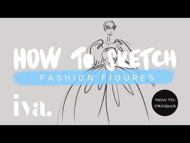 How to Make Fashion Croquis // Fashion outlines // Fashion Templates  |  Studio Iva