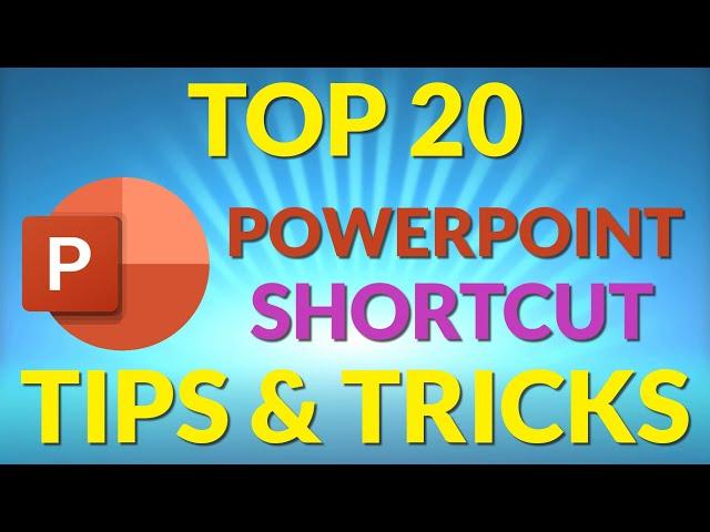 Top 20 PowerPoint Shortcut Tips and Tricks