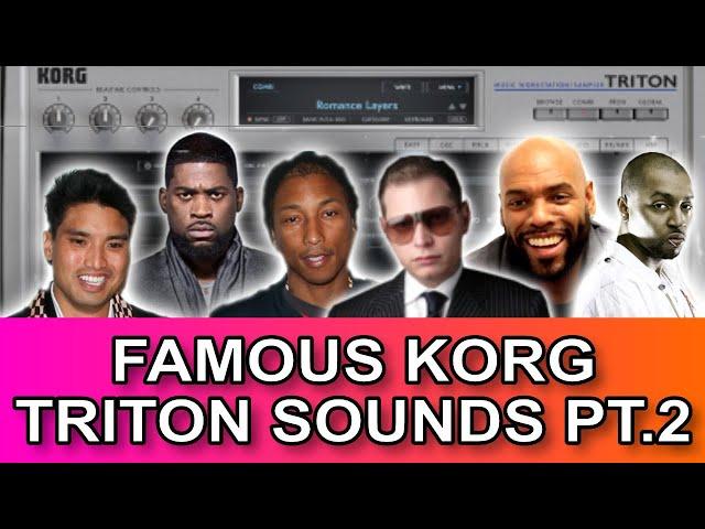 Famous Korg Triton Presets Used in Hip Hop Pt.2! Timbaland, Scott Storch, Neptunes