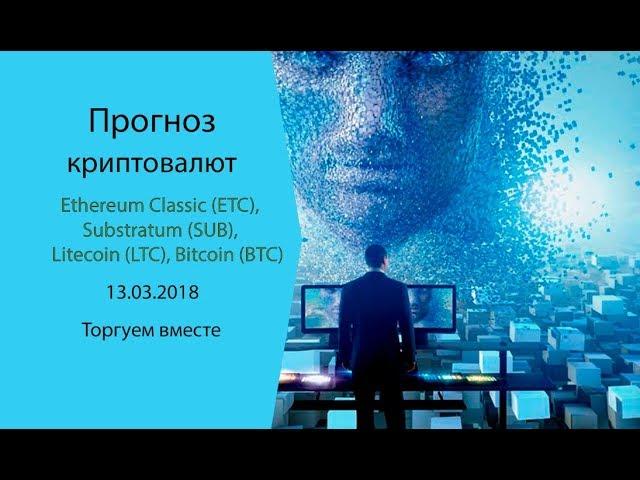 Прогноз курса криптовалют Ethereum Classic (ETC), Substratum (SUB), Litecoin (LTC), Bitcoin (BTC)