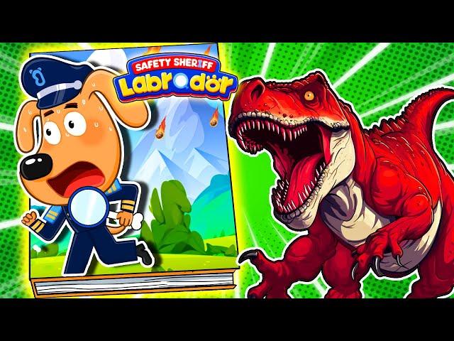 Paper DIYMaking Quiet Book Sheriff Labrador | Papillon Sheriff Labrador in Jurassic World