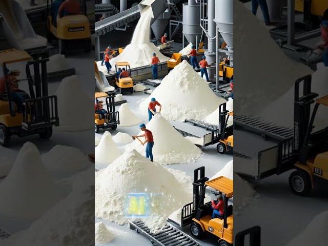 Mini Flour Factory of Tiny People – So Adorable to Watch #tihon #tihon_edits   #videotihon