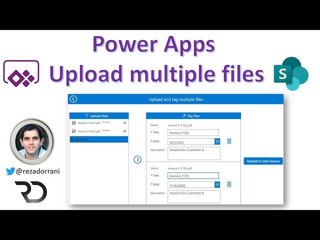 PowerApps upload multiple files attachment to SharePoint