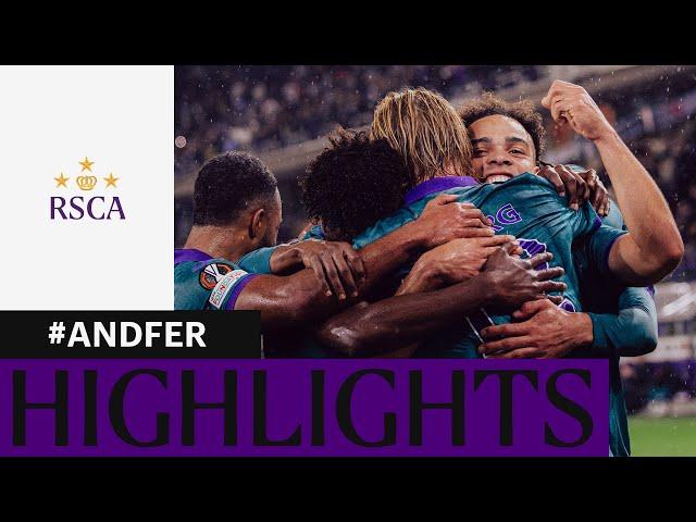 HIGHLIGHTS: RSC Anderlecht - Ferencvárosi TC | 2024-2025