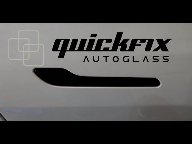 QuickFix Auto Glass Tesla windshield replacement.