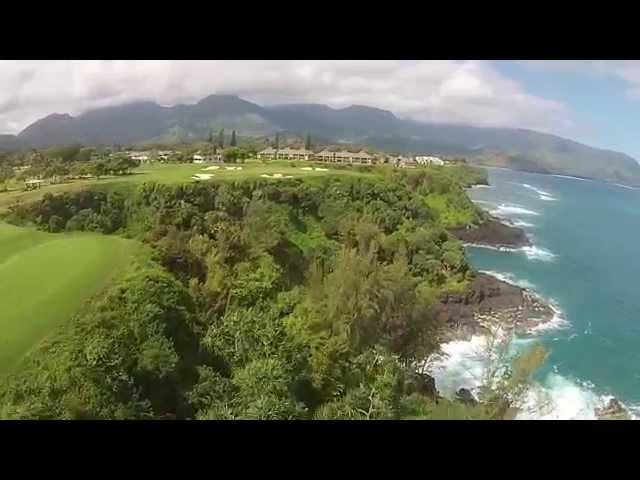 Princeville Makai Golf Resort Hawaii Tee Times Drone