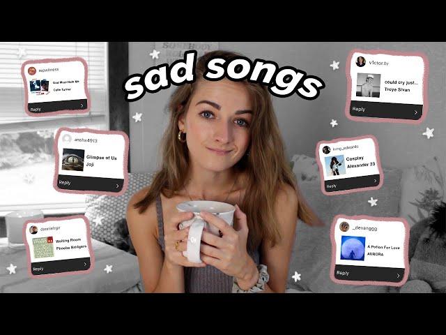 listening to your favorite sad songs because i'm sad ️