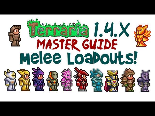 Best Terraria Melee Loadout Guide - 1.4.x! (Master Mode, Pre-Hardmode & Hardmode Progression)