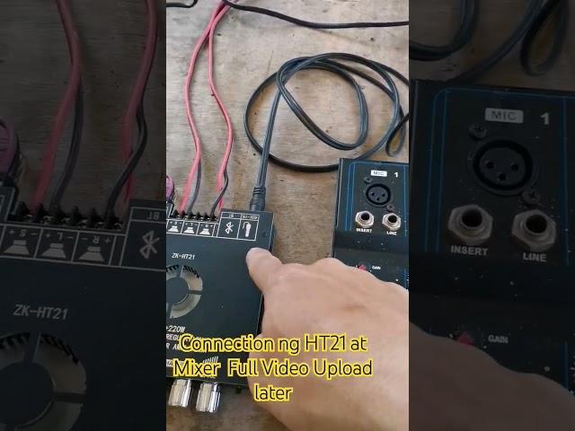 Paano I connect ang HT21 sa Mixer