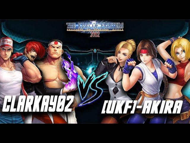 The King of Fighters 2002 Clarkay02 Vs [UKF]-Akira Fightcade![31-12-2019]