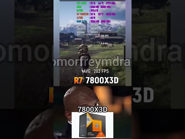 i7-14700K vs RYZEN 7 7800X3D #pcgaming #ryzen7 #intelcpu #rtx4090 #cpu