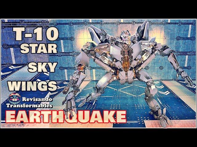 EARTHQUAKE T-10 Star Sky Wings KO Oversized Metal Deformation F-12 MPM10 Starscream