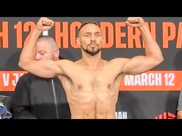 Keith Thurman vs Brock Jarvis FULL WEIGH-IN, FINAL WORDS, & FACE OFF