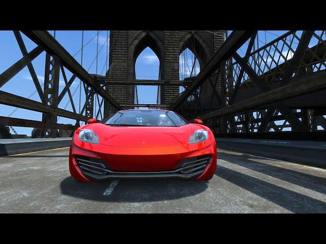 GTA IV 2011 McLaren MP4-12C Crash Testing