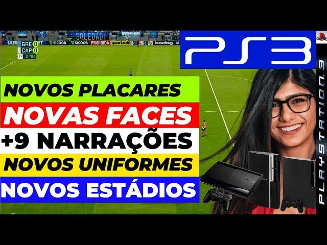 🟣 PS3 PES 2018 + PATCH 2025 GRATÍS COMO BAIXAR & INSTALAR PASSO A PASSO PARA INICIANTES #pes2018