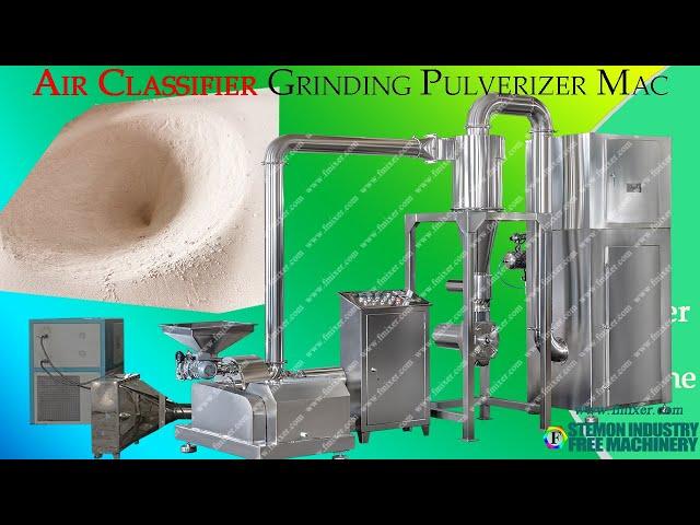 Air classifier Mill pulverizer machine with air cooling┃size reduction equipment