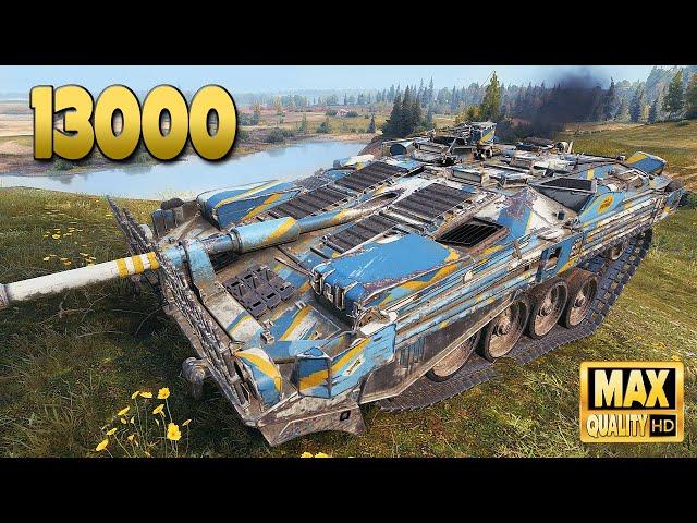 Strv 103B: Second highest damage game - World of Tanks