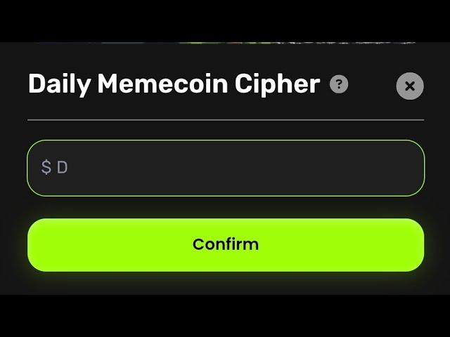 Memes Lab Bot Cipher 30 December | Daily Memecoin Cipher Today Code 30 December