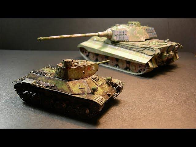 One of The Best | Assembling of the Paper Model  T-50 Tank Step by Step